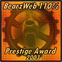 Bearz Web Prestige Award